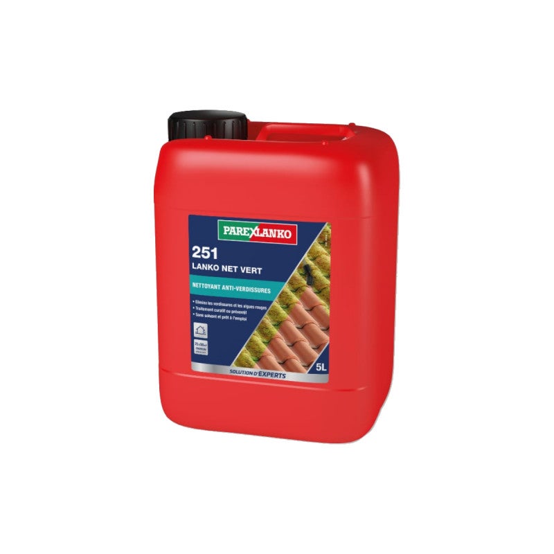 Pack PAREXLANKO - Traitement anti-verdissures 251 - 5 L - Protection anti-tâches sols 239 - 5 L - 3