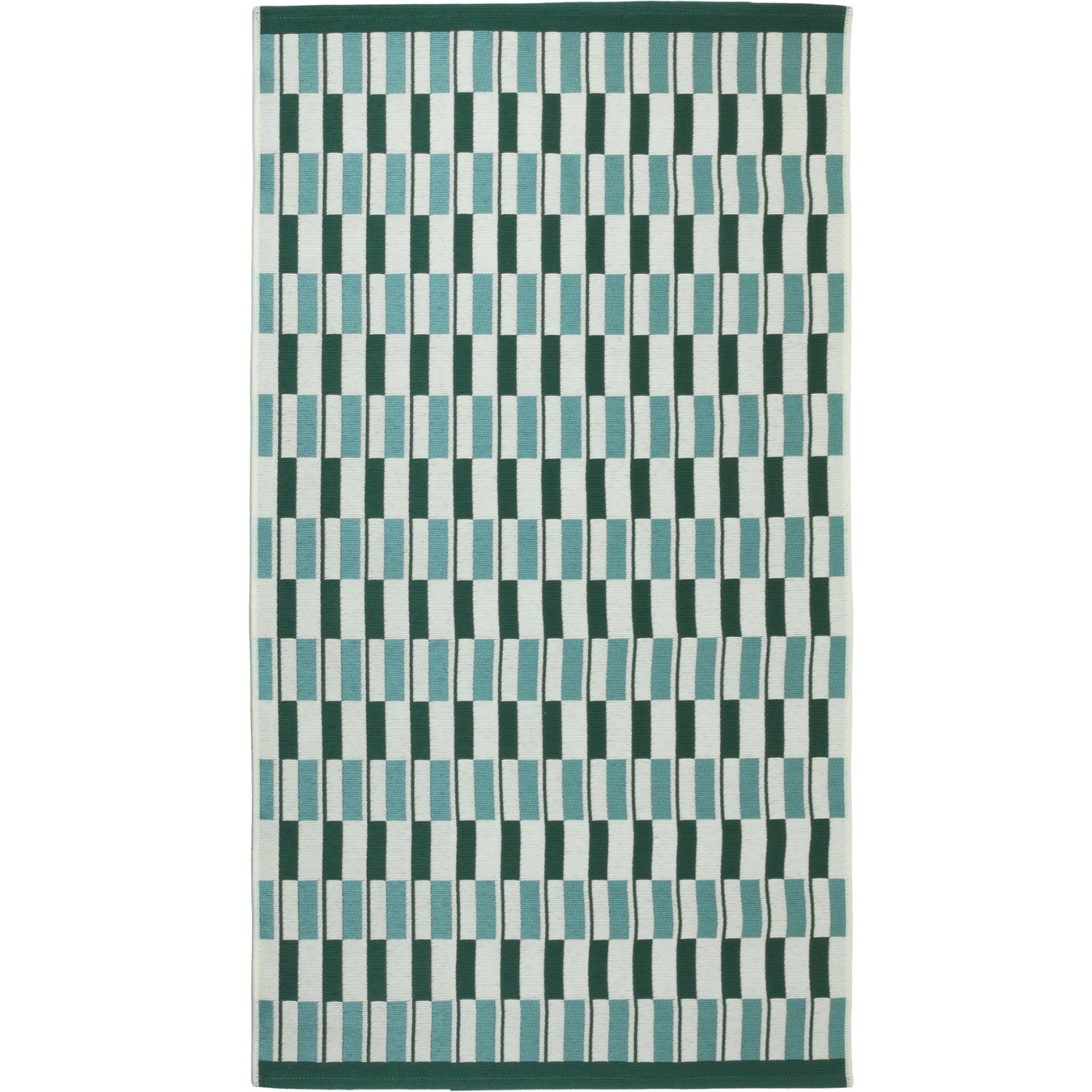 Dywan wewnętrzny zewnętrzny INEZ 80x150 cm OEKO-TEX modern zielony
