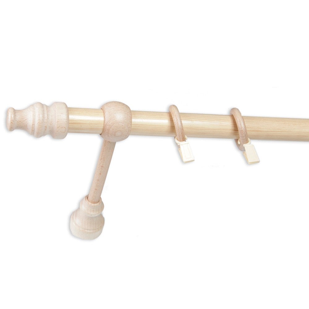 CRIS Tringle en bois 28 mm Pin Simple 220 cm | Leroy Merlin