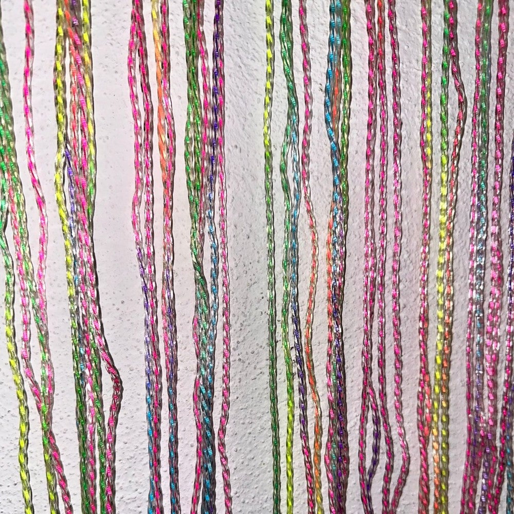 Rideau anti-moustiques en résine avec support en pvc pour l'extérieur et l'intérieur - Dimensions 140x240 cm - 3