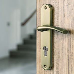 Lot De 6 Poignées De Porte Dorées Brossées – Style Intérieur Moderne – Quincaillerie Facile à Installer