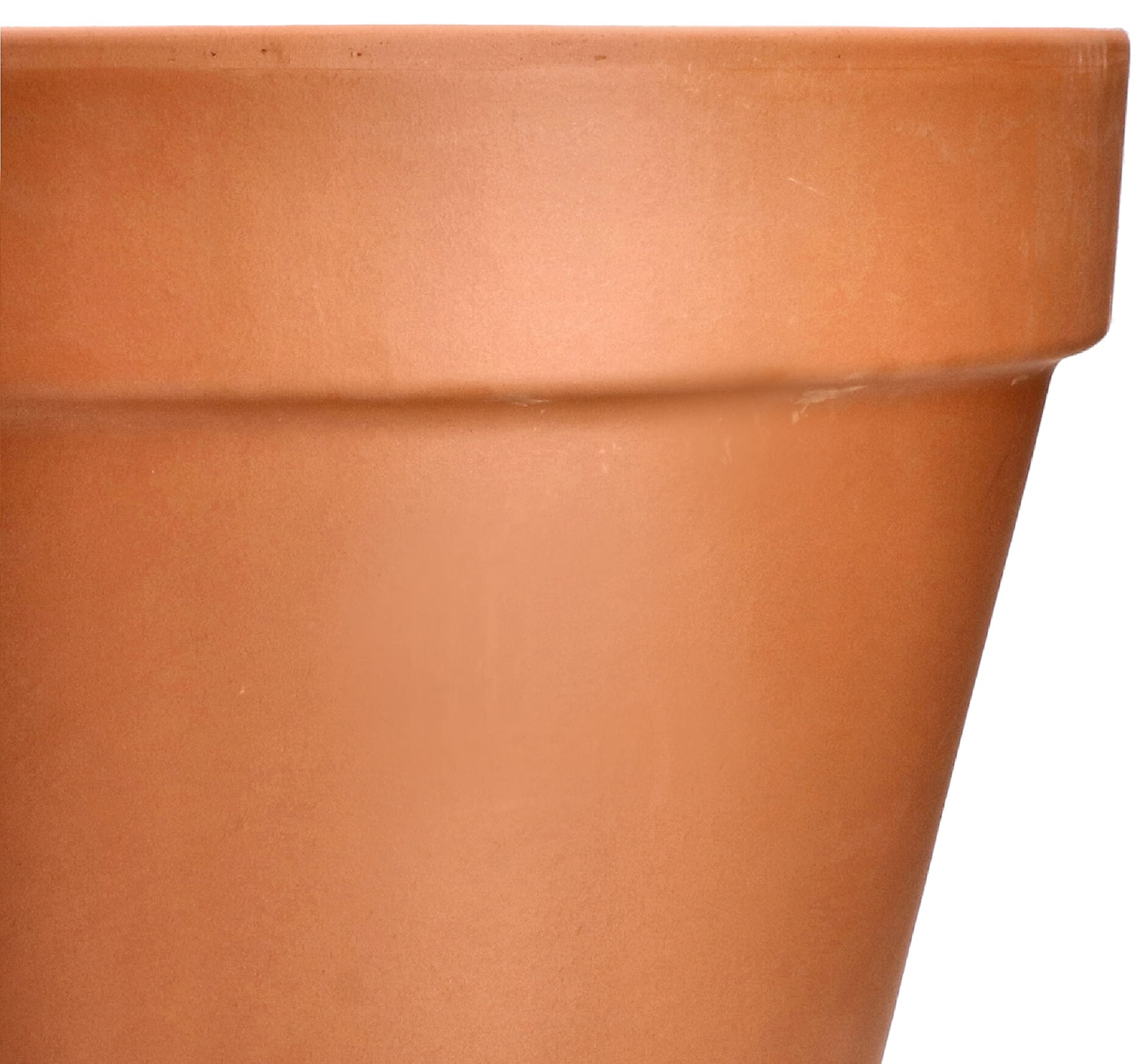 Lot de 4 Pots de Fleurs en Terre Cuite - Diamètre : 11 cm - Avec Bord - Pour l'Intérieur et les Jardins - KOTARBAU - 7