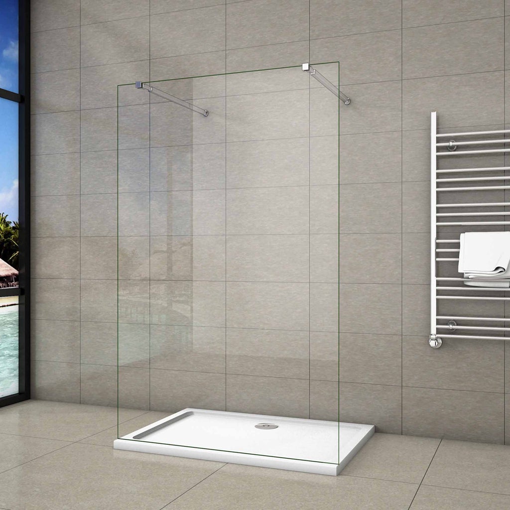 Tenda Doccia Antimuffa 180x200 Cm - Traslucida, Impermeabile, Motivo Ciottoli 3D, Con 12 Ganci - Foto 11