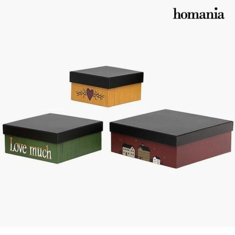 Boîte Décorative Homania 2649 (3 pcs) Carré | Leroy Merlin