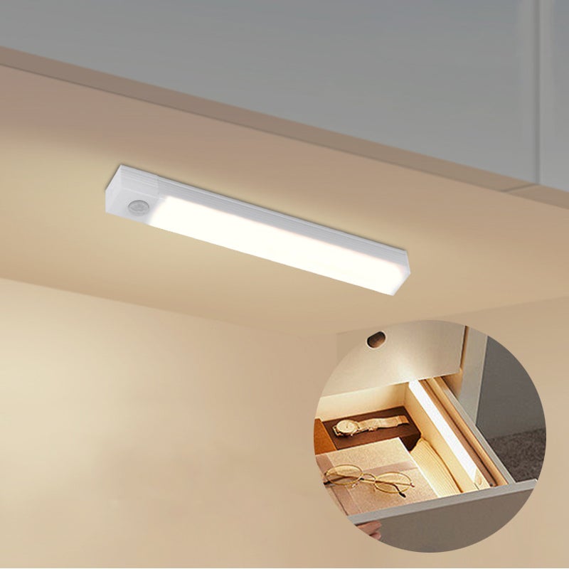 Stopniowe ściemnianie 400mA, kinkiet, lampa LED z czujnikiem ruchu, lampka nocna, ładowalne ciepłe światło-3000K-20cm