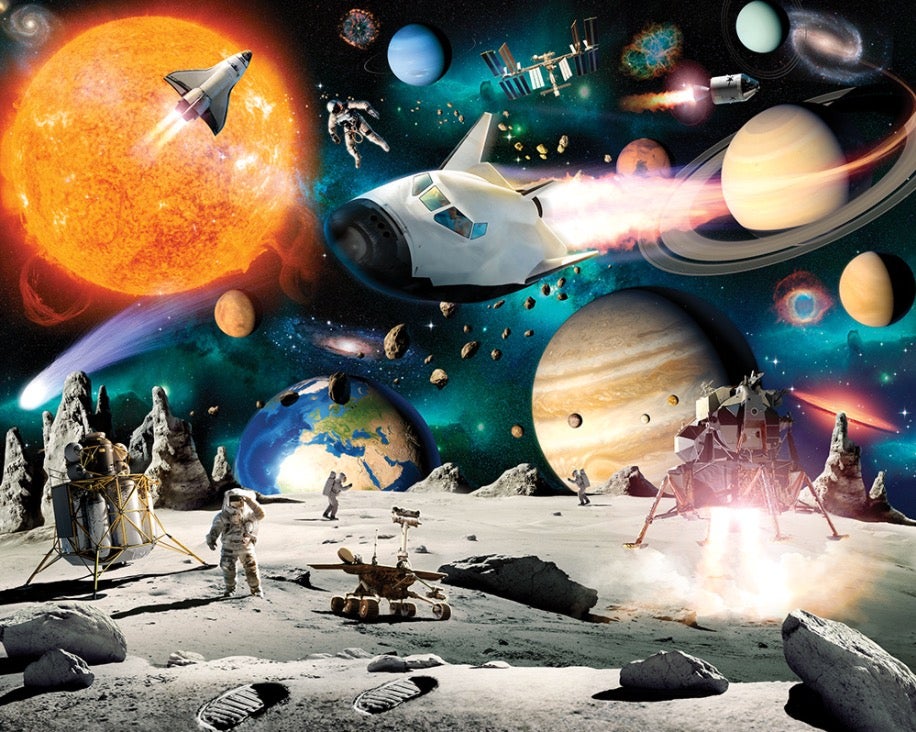 46511 Papier Peint Mural Aventure Dans L Espace | Leroy Merlin