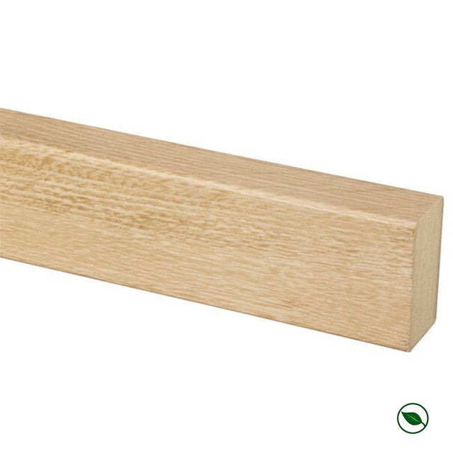 Lot de 4 Tasseaux séparateurs médium (mdf) chêne ivoire 2700 x 50 x 28 mm