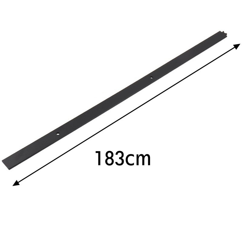 Schiebetürsystem Montageset Laufschiene Holztür Schiebetürbeschlag 183/200cm - 2