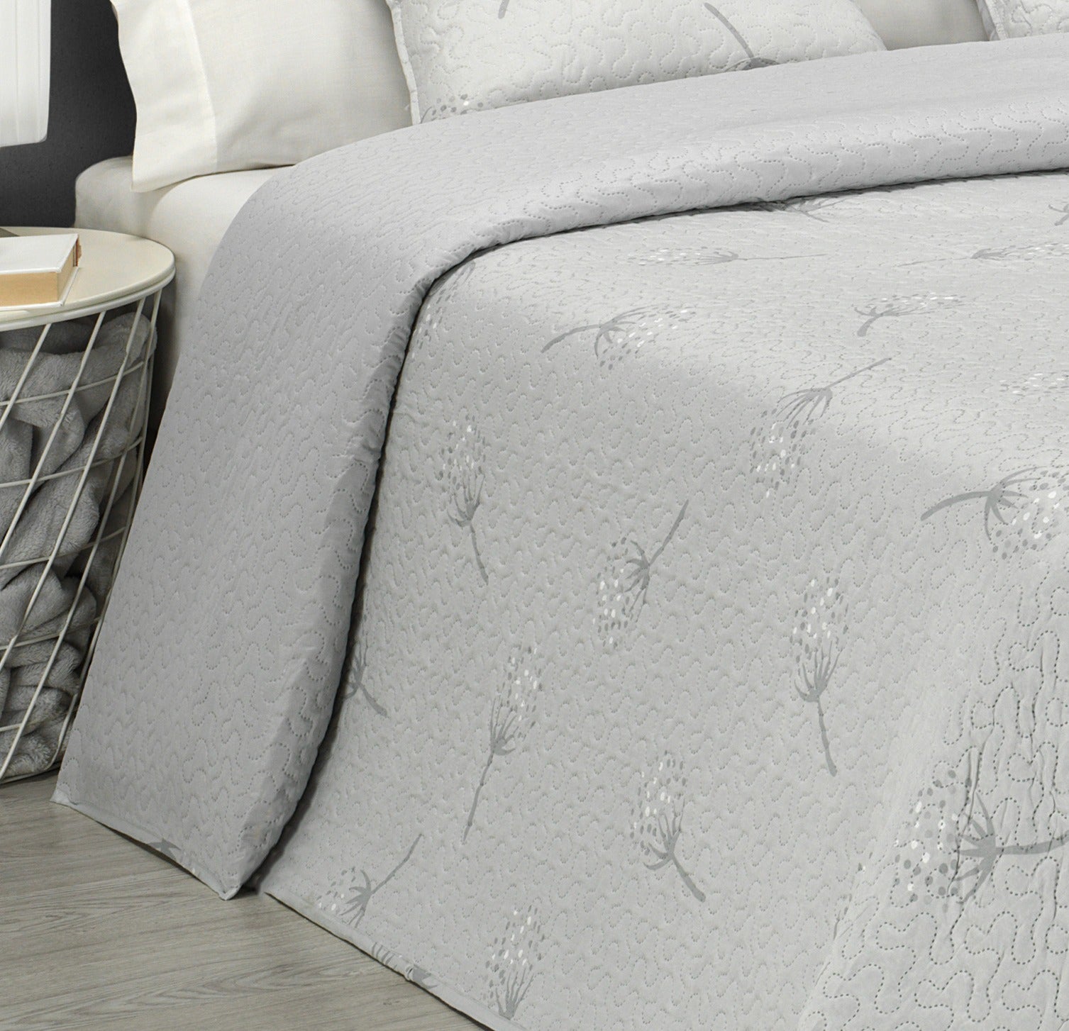 Colcha Bouti Estampada + Fundas Cojines Sintra Cama De 150cm 250x260cm Donegal Collections - 4