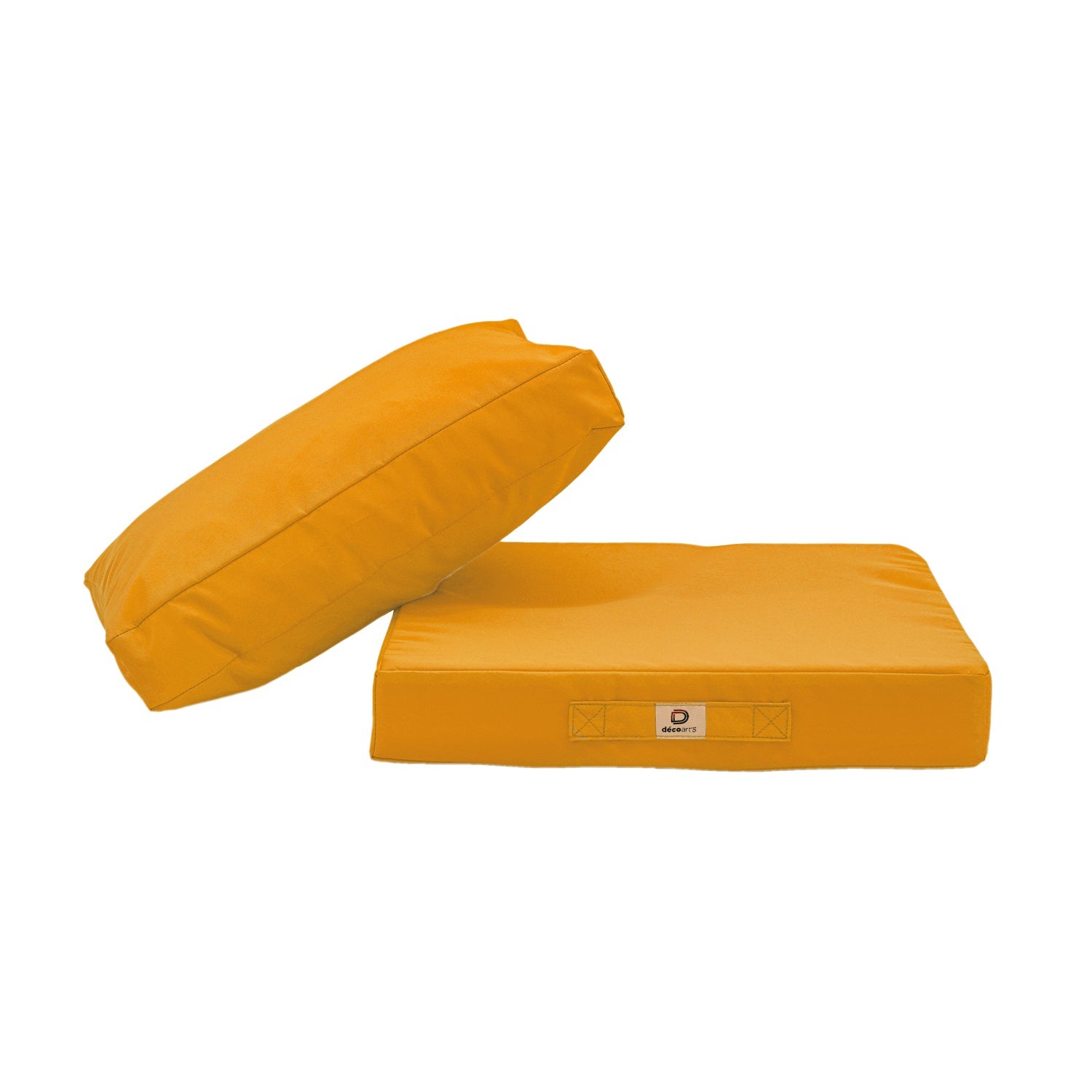 Coussins pour salon de jardin déhoussable 50x50cm Jaune - 3