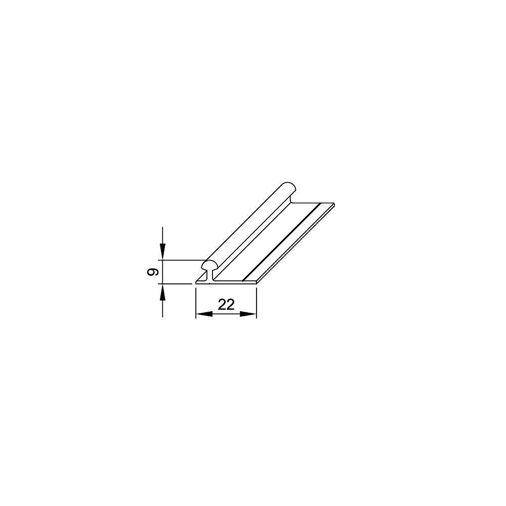Système coulissant SLID'UP 130 pour 2 ou 3 portes de placard - rail 1,94 m - 70 kg - 6