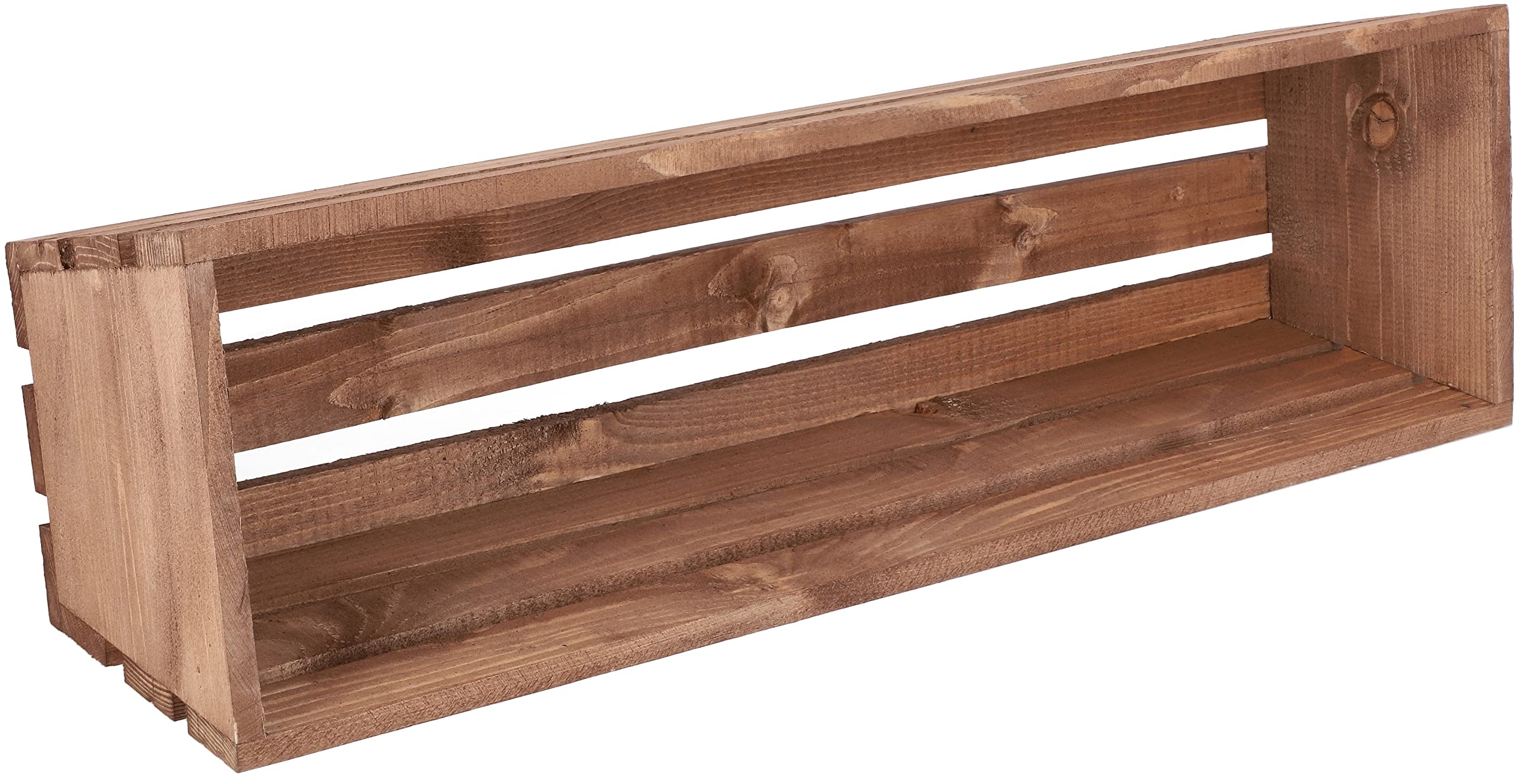 Jardinière en Bois Marron avec Insert en Plastique 60 x 18 x 15 cm - KOTARBAU - 5