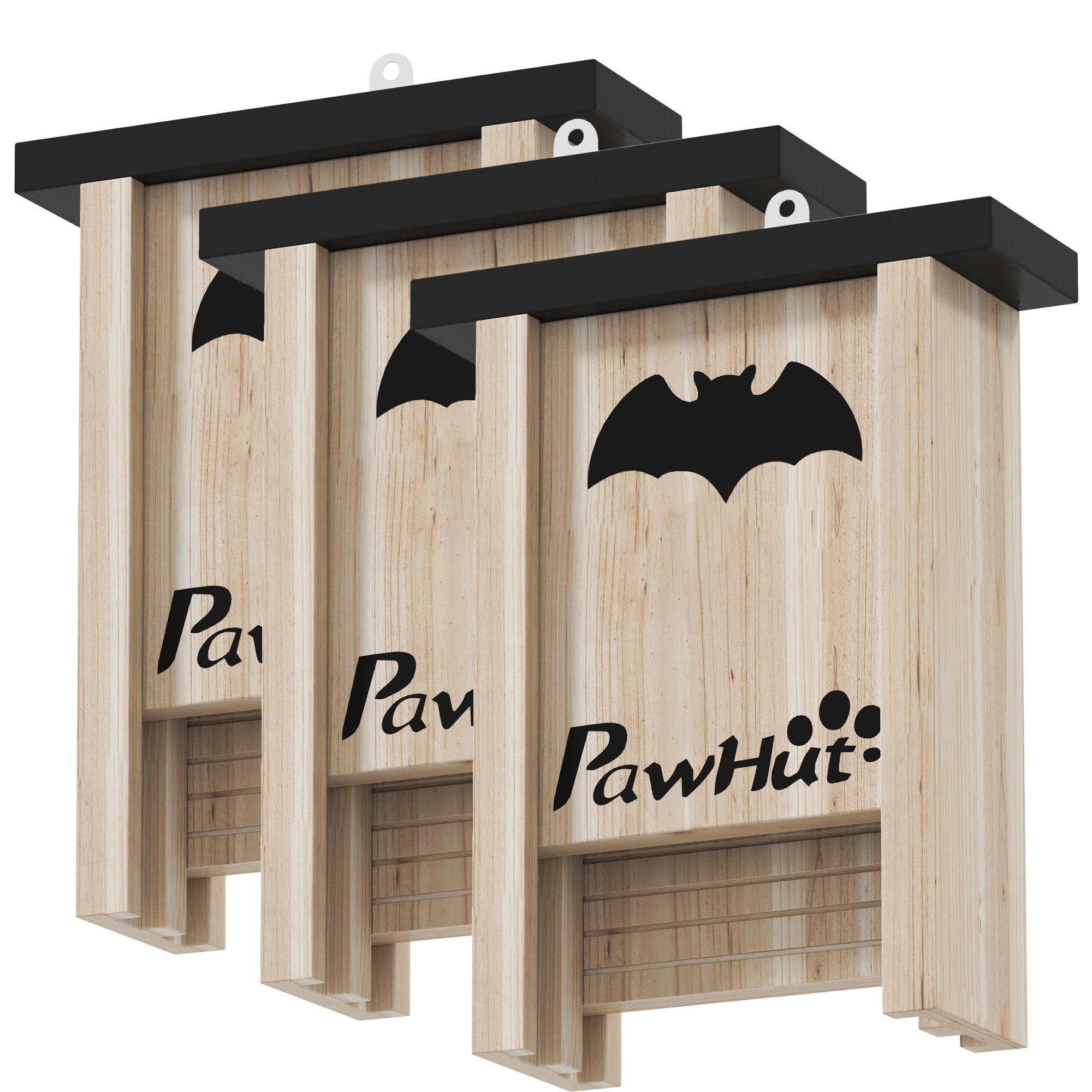 Boîtes à chauves-souris pour l'extérieur,boîte à chauves-souris - Abri pour chauves-souris en bois - Abri de conservation des chauves-souris résistant aux intempéries pour atterrir et se percher, nich