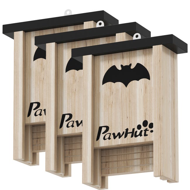 Boîtes à chauves-souris pour l'extérieur,boîte à chauves-souris - Abri pour chauves-souris en bois - Abri de conservation des chauves-souris résistant aux intempéries pour atterrir et se percher, nich Boîtes à chauves-souris pour l'extérieur,boîte à chauves-souris - Abri pour chauves-souris en bois - Abri de conservation des chauves-souris résistant aux intempéries pour atterrir et se percher, nich
