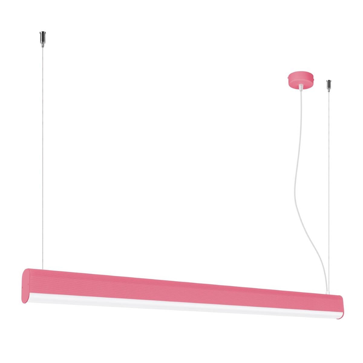 Lampa wisząca Farge różowa LED 38W 4000K 3434lm wym: 150 x 120 x 8 cm aluminium Thoro Lighting