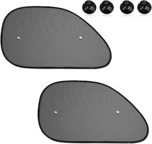 Ombrellone Parasole Auto Per Mercedes Classe E Coupé (2017-2023) - Protezione Solare Interna Per Parabrezza, Argento/Nero, Con Custodia - 3