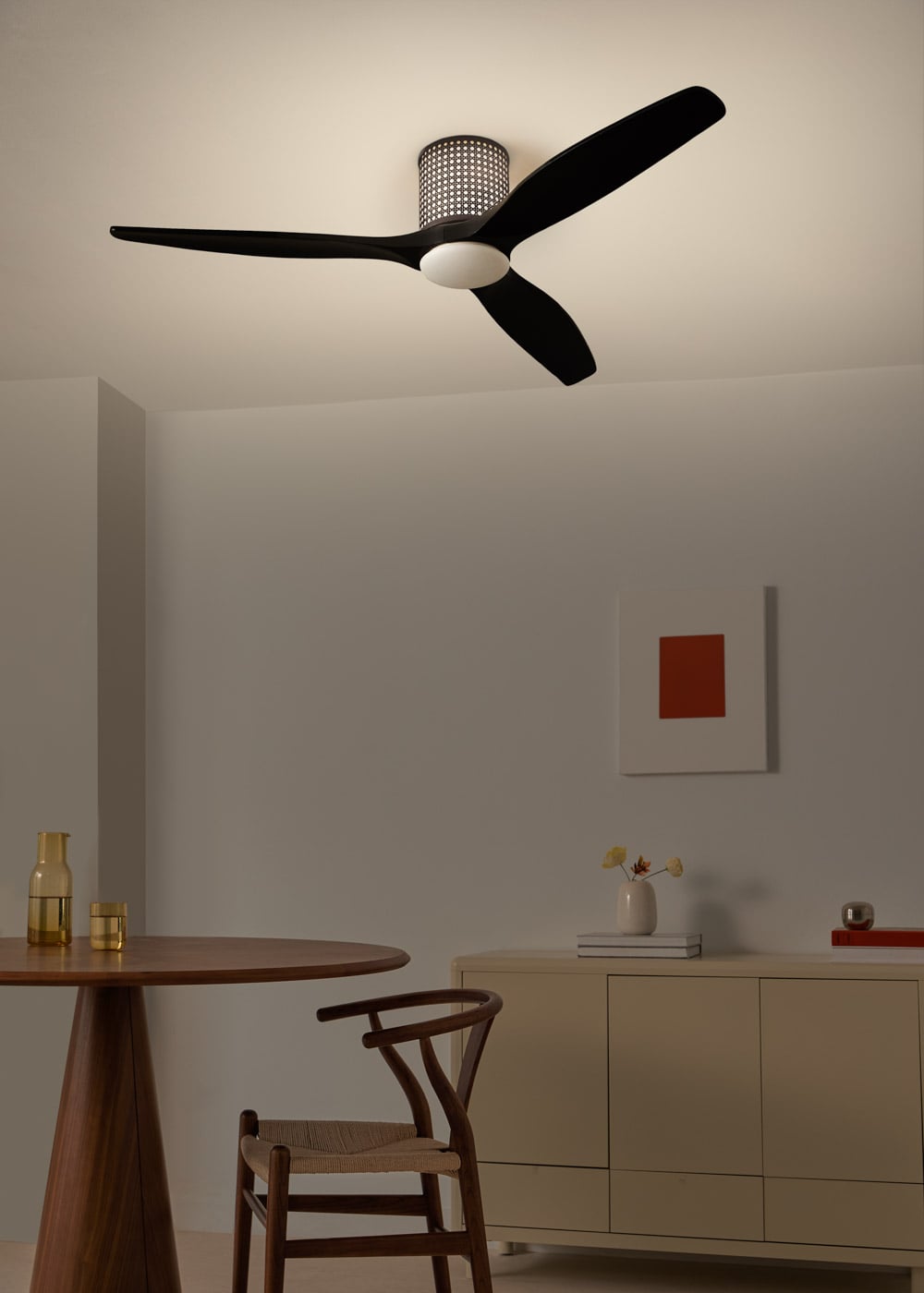 CREATE - WIND CALM CUSTOM RATTAN - Ventilador de techo 40W silencioso ...