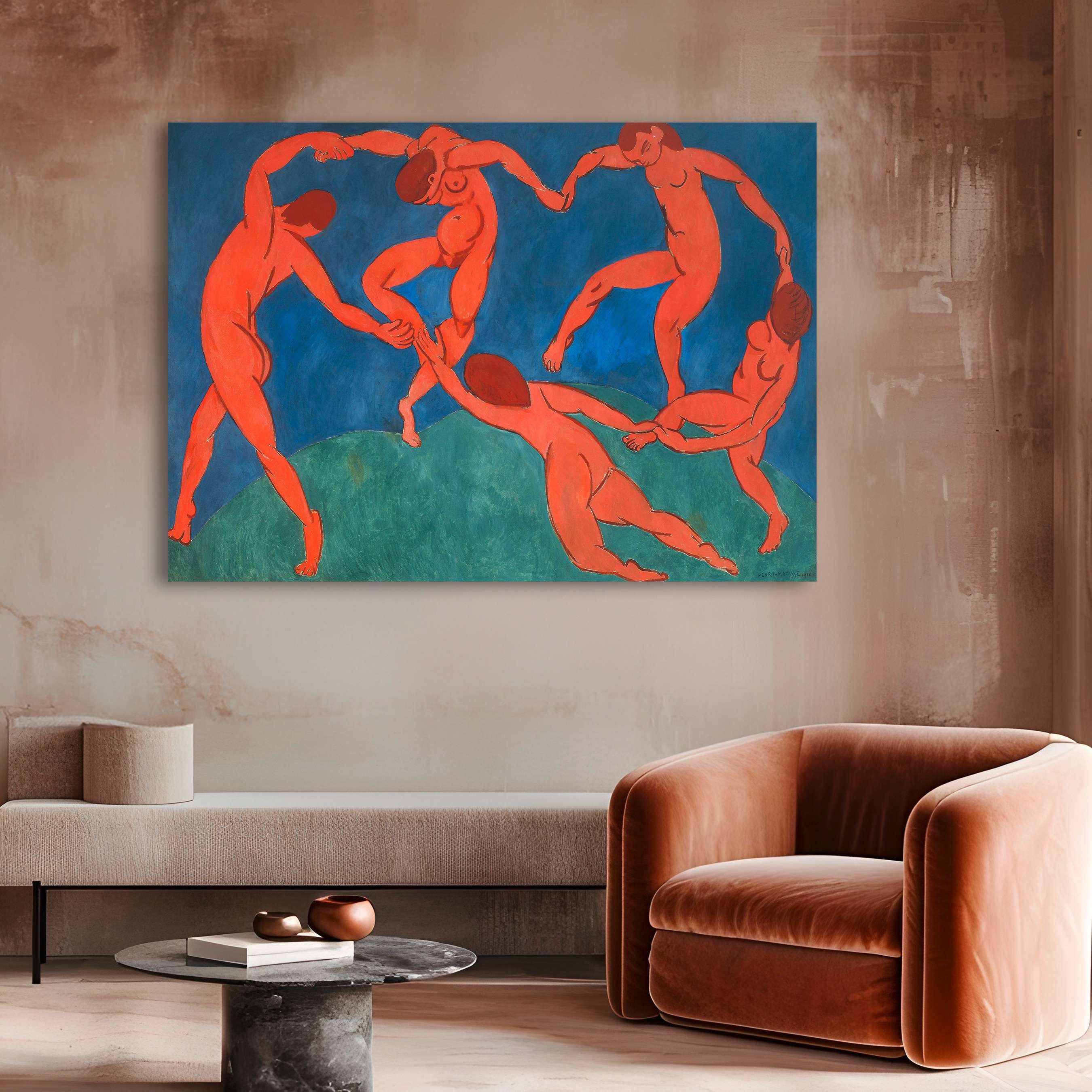 Tableau de Matisse - impression sur toile - Henri Matisse, La Danse I - 80x60 cm - 3