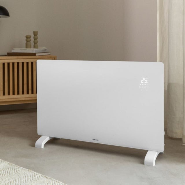 CREATE - WARM CRYSTAL 2000W - Convector eléctrico de cristal con WiFi