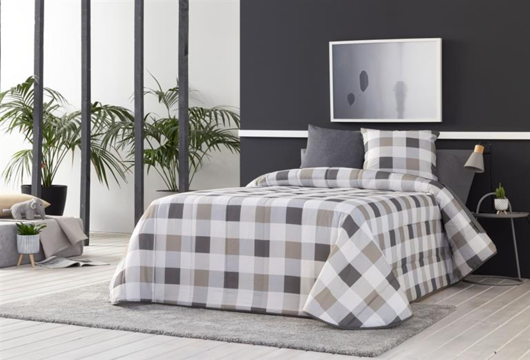 Colcha bouti icon estampado para el invierno para cama de 105 cm