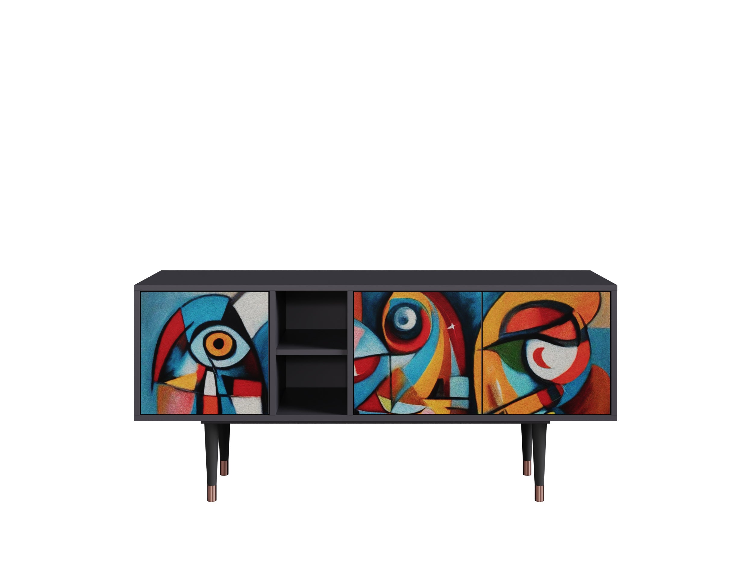 Vigor Parachute à Trois Portes Noir Anthracite H.Cm.115