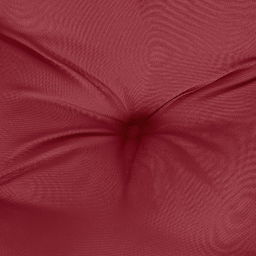 Maison Exclusive - Cojines para palets 2 unidades tela rojo tinto - 6