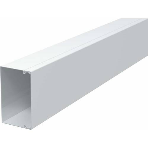 Goulotte Câble PVC 1 M – 60x60 Mm, Blanche, Ignifugée, à Visser – Idéale Pour Cacher Et Protéger Vos Câbles