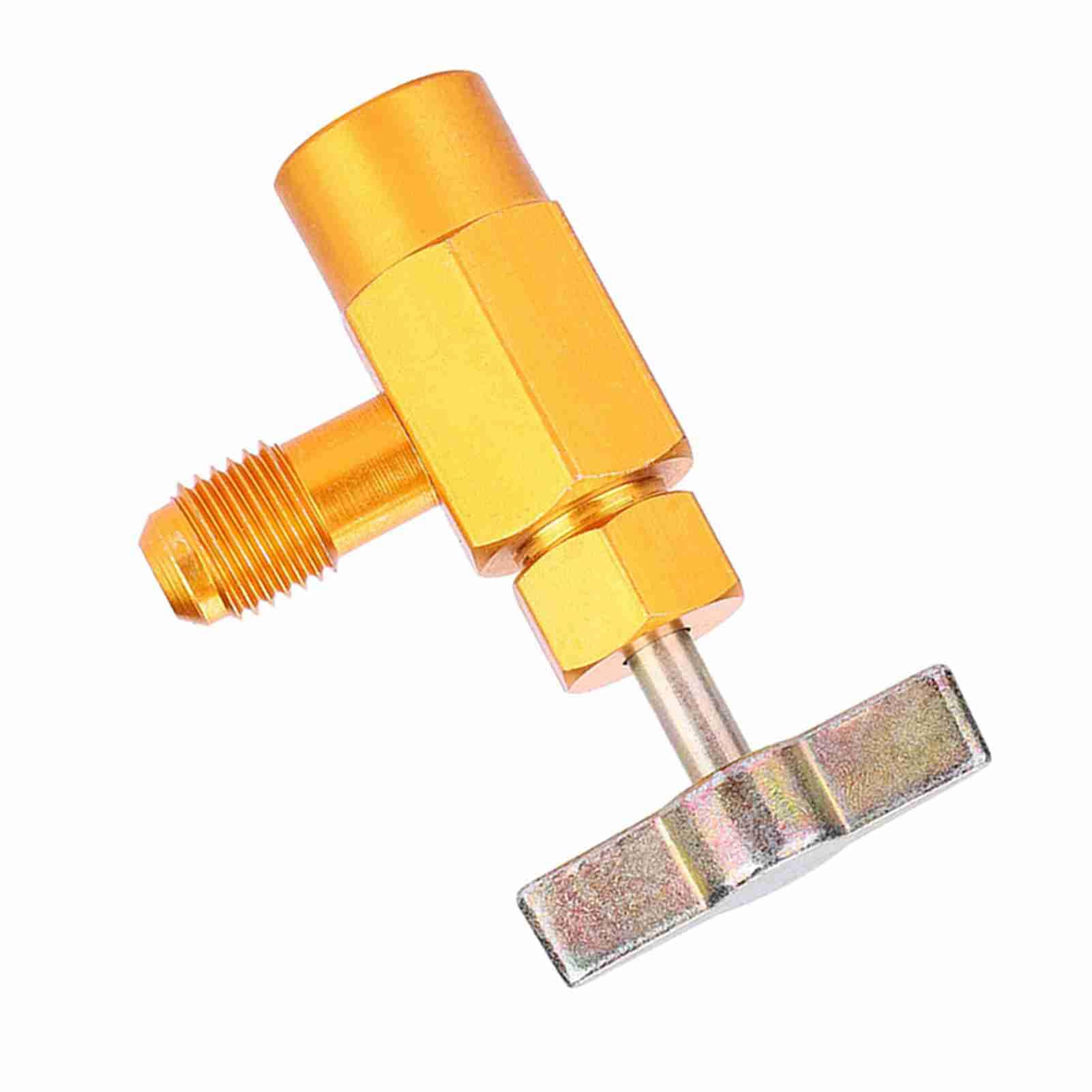 SCHYIDA 2 Pz Valvola di Sicurezza Refrigerante Valvola Carico Refrigerante 1/4 Valvola di