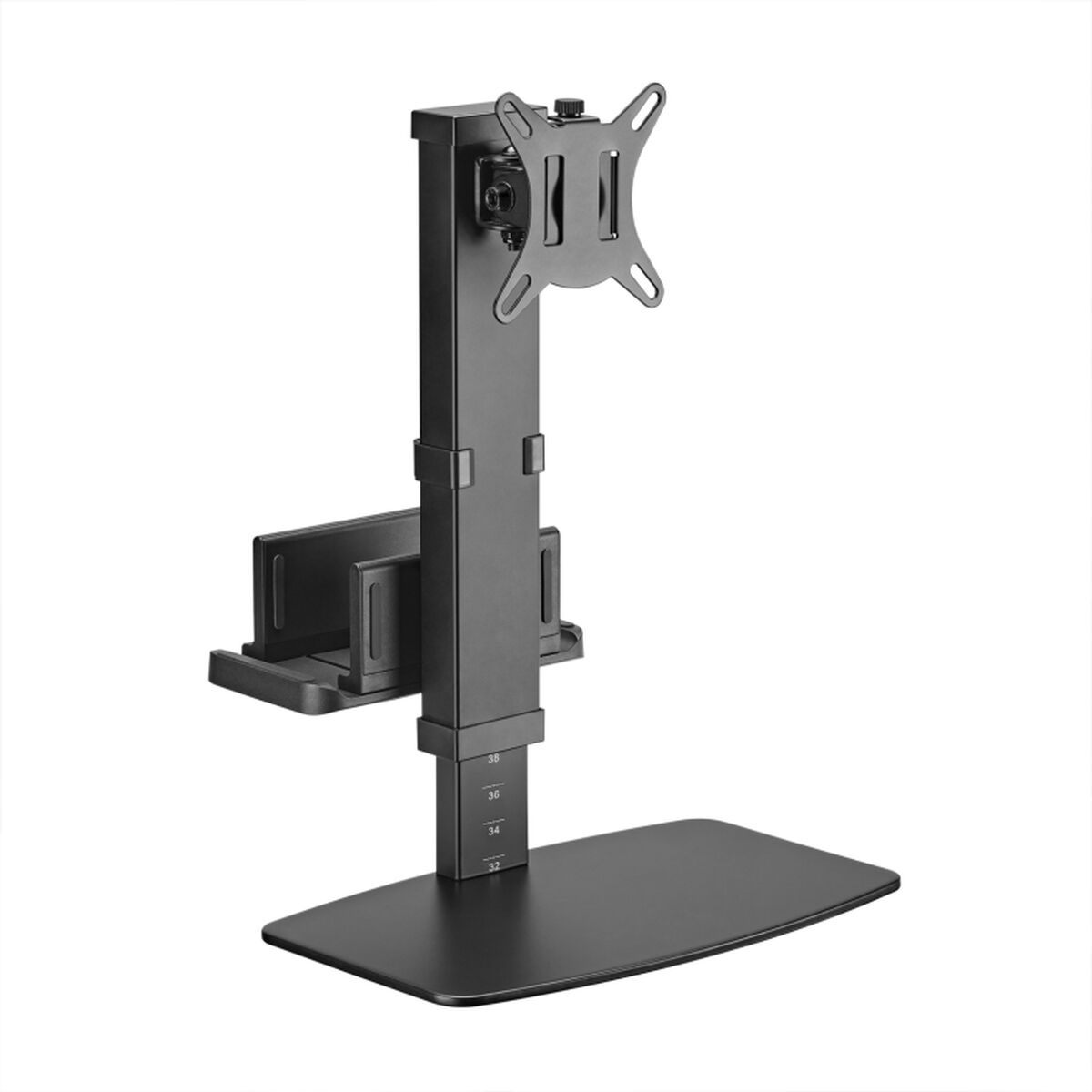 AISENS Soporte de Mesa ECO Giratorio e Inclinable para Monitor/TV y Mini PC 8Kg - Imagen 4