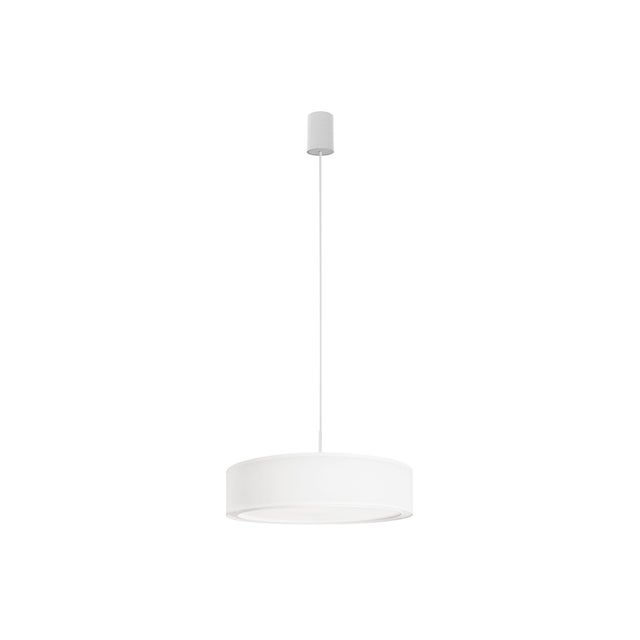 Lampa wisząca Mist biała 3xE27x25W minimalistyczna wym: 110 x 50 x 50 cm tkanina Nowodvorski Lighting
