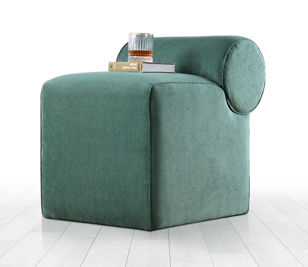 Puff Linburg Verde | Leroy Merlin
