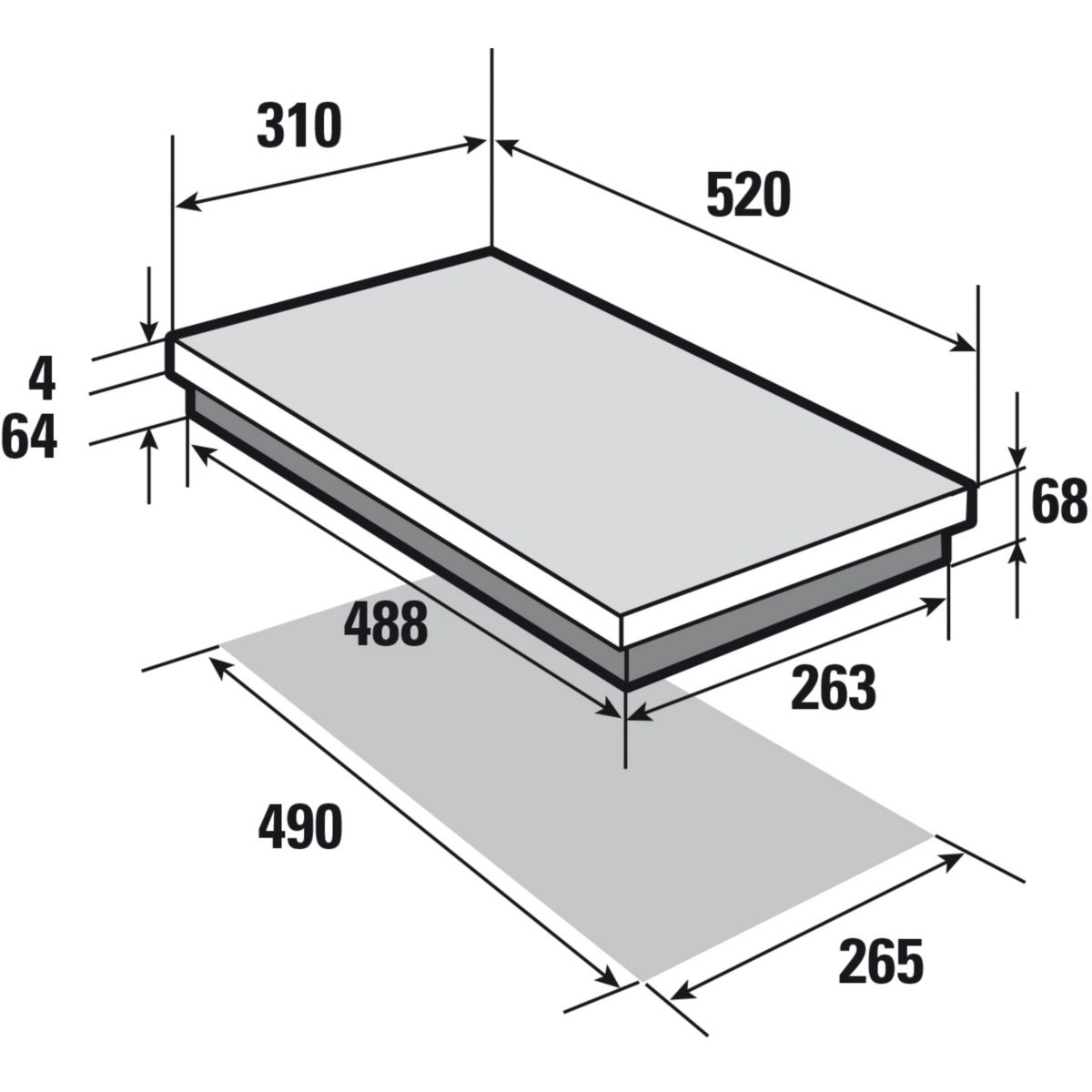 Domino induction SAUTER SPI9333B - 4
