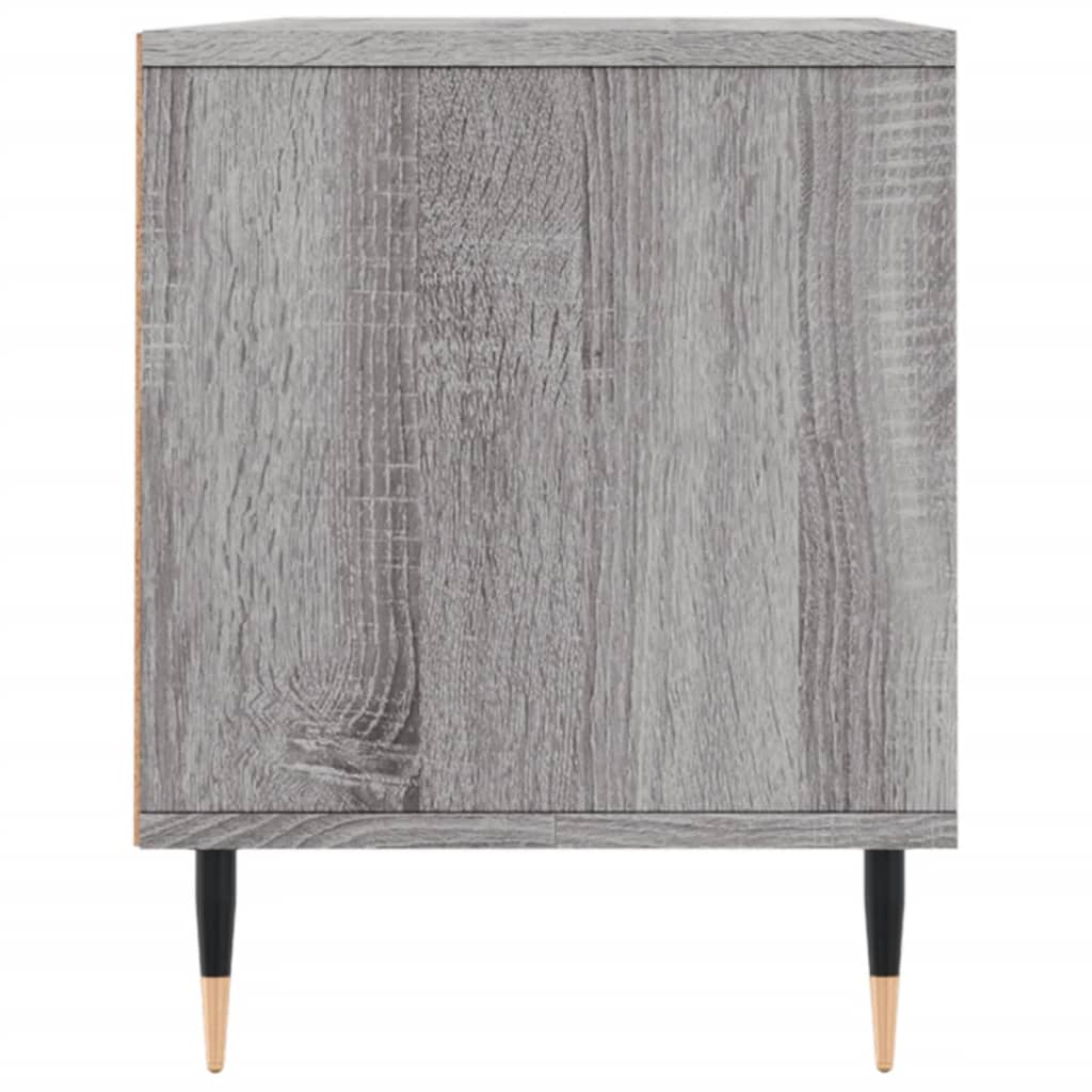 vidaXL Meuble TV sonoma gris 100x34,5x44,5 cm bois d'ingénierie - 7