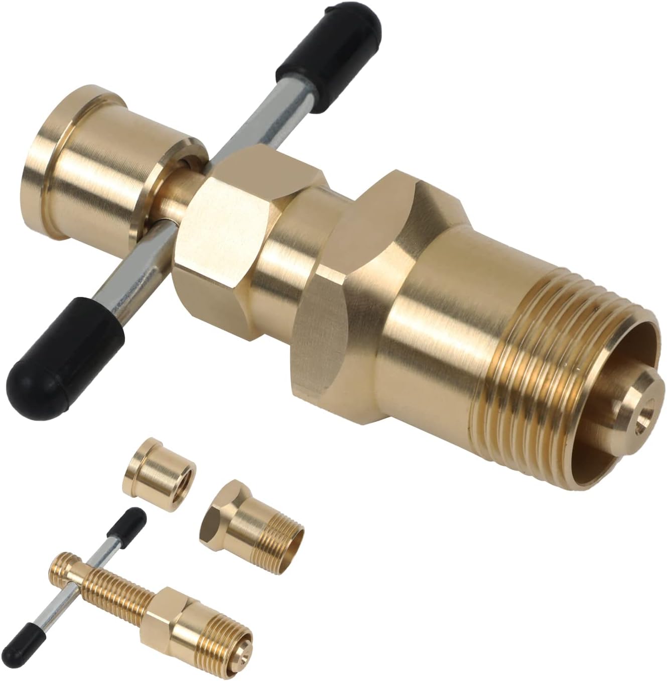 Nettoyeur Pour Tuyaux En Cuivre 2 Pièces - 15 Mm Et 22 Mm - Pour Perceuse, Décapage Et Polissage