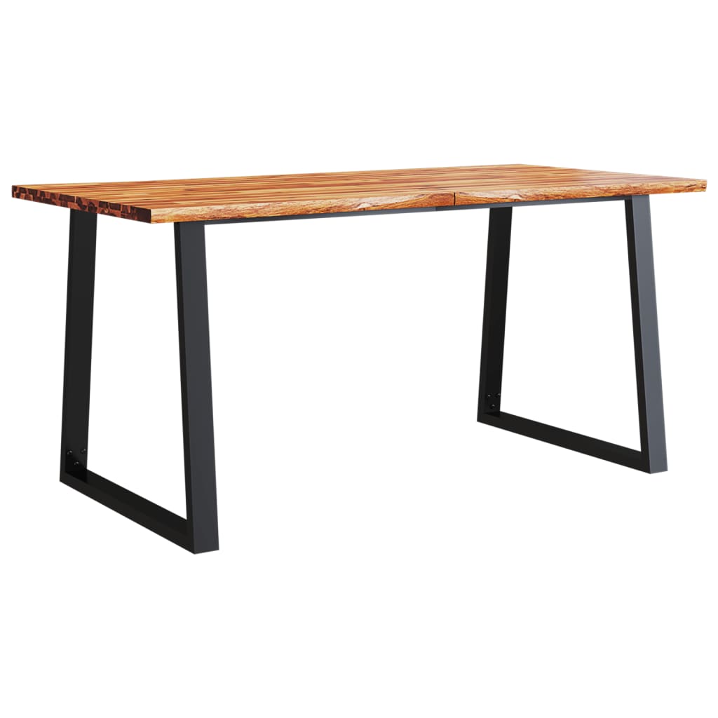 Table de salle à manger | Table à manger 160x80x75 cm bois d'acacia ...