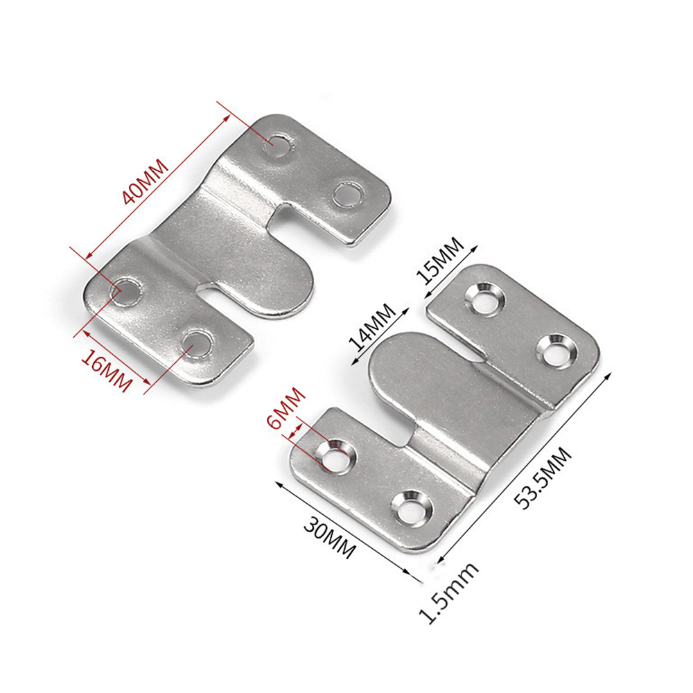 Connecteur Pour Meubles Couchverbinder – Pendentif De Tableau, Claquage Verrouillage, BAYLI, Noir, Fer