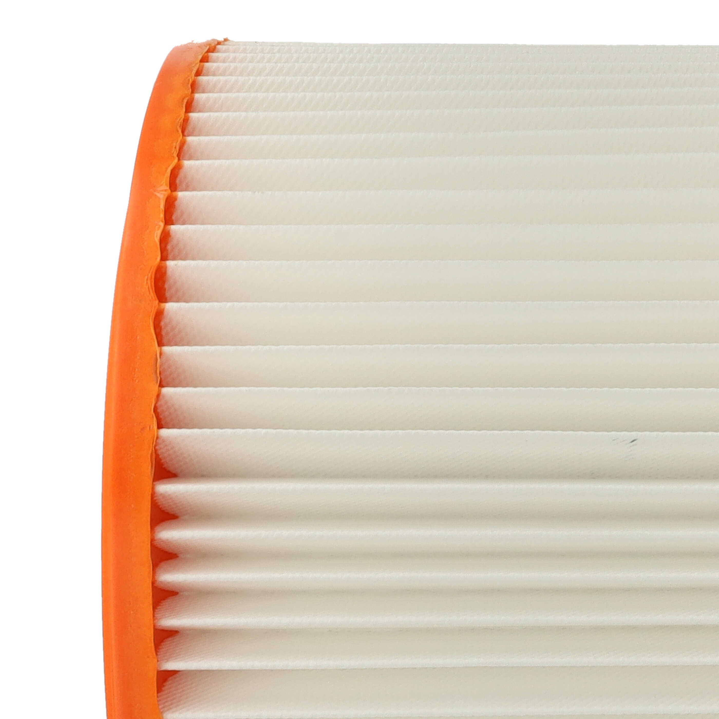 vhbw Filtre à lamelles compatible avec Nilfisk - Alto Attix 965-0H/M SD XC, 965-21 SD SC, 965-2H/M SD XC aspirateur sec et humide - 4