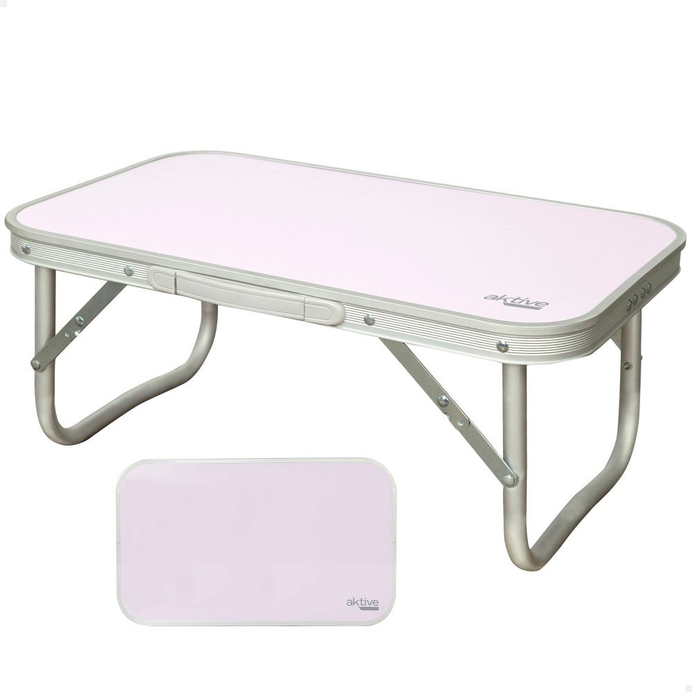 Mesa baja de aluminio para camping aktive