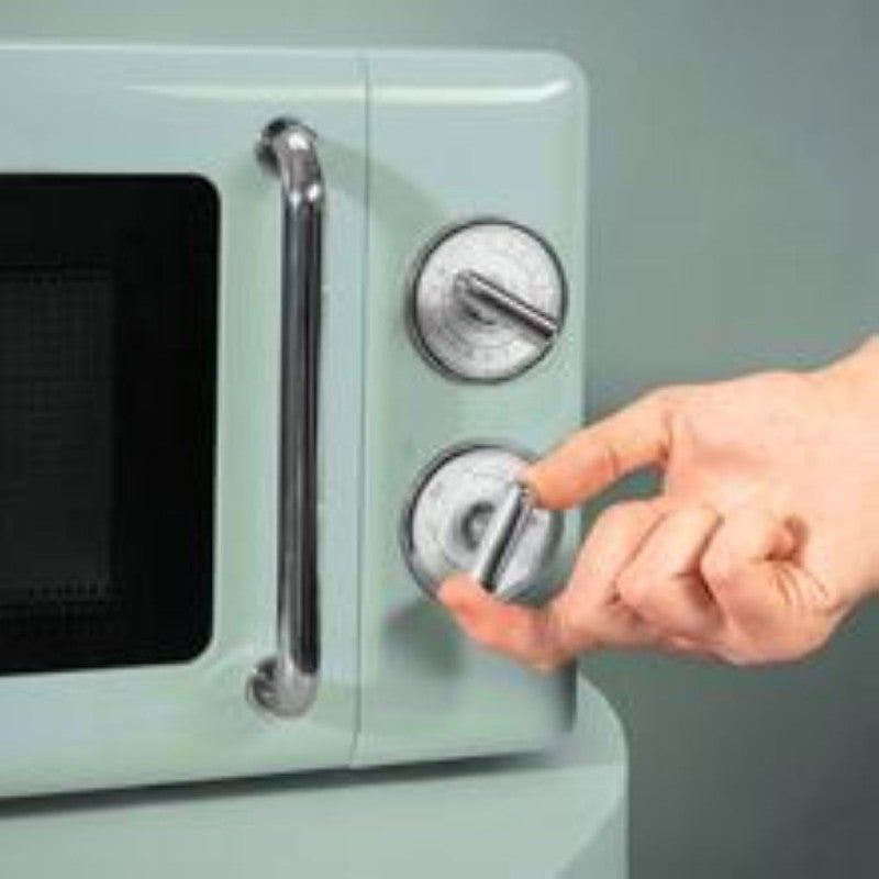Cecotec Forno a microonde meccanico da 20 litri Proclean 3010 Retro Green. 700 W in 6 livelli, timer fino a 30 minuti, modalità sbrinamento, design v - 3
