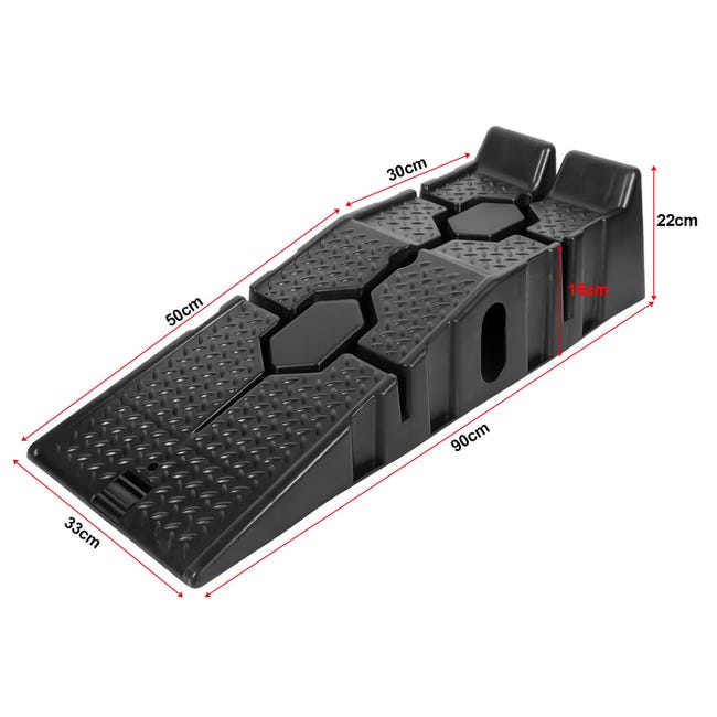 Rampa Di Carico Per Auto 2 Pezzi - Portata 7,25 Tonnellate, Altezza 170mm, Polipropilene - Foto 4