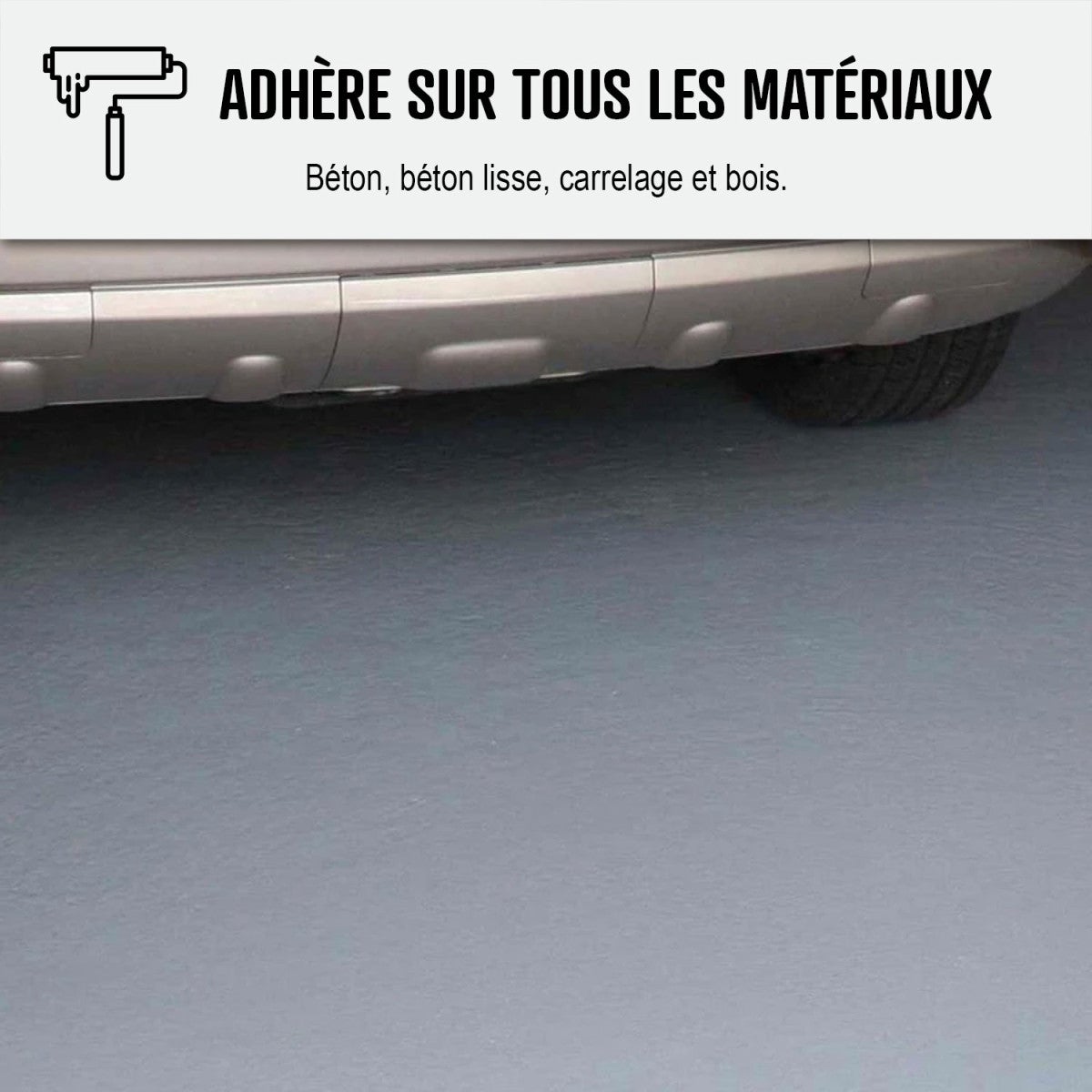 PEINTURE EPOXY SOL GARAGE - REVEPOXY GARAGE - 5 kg (jusqu'à 16 m² en 2 couches) Telegris 4 - RAL 7047 - ARCANE INDUSTRIES - 3