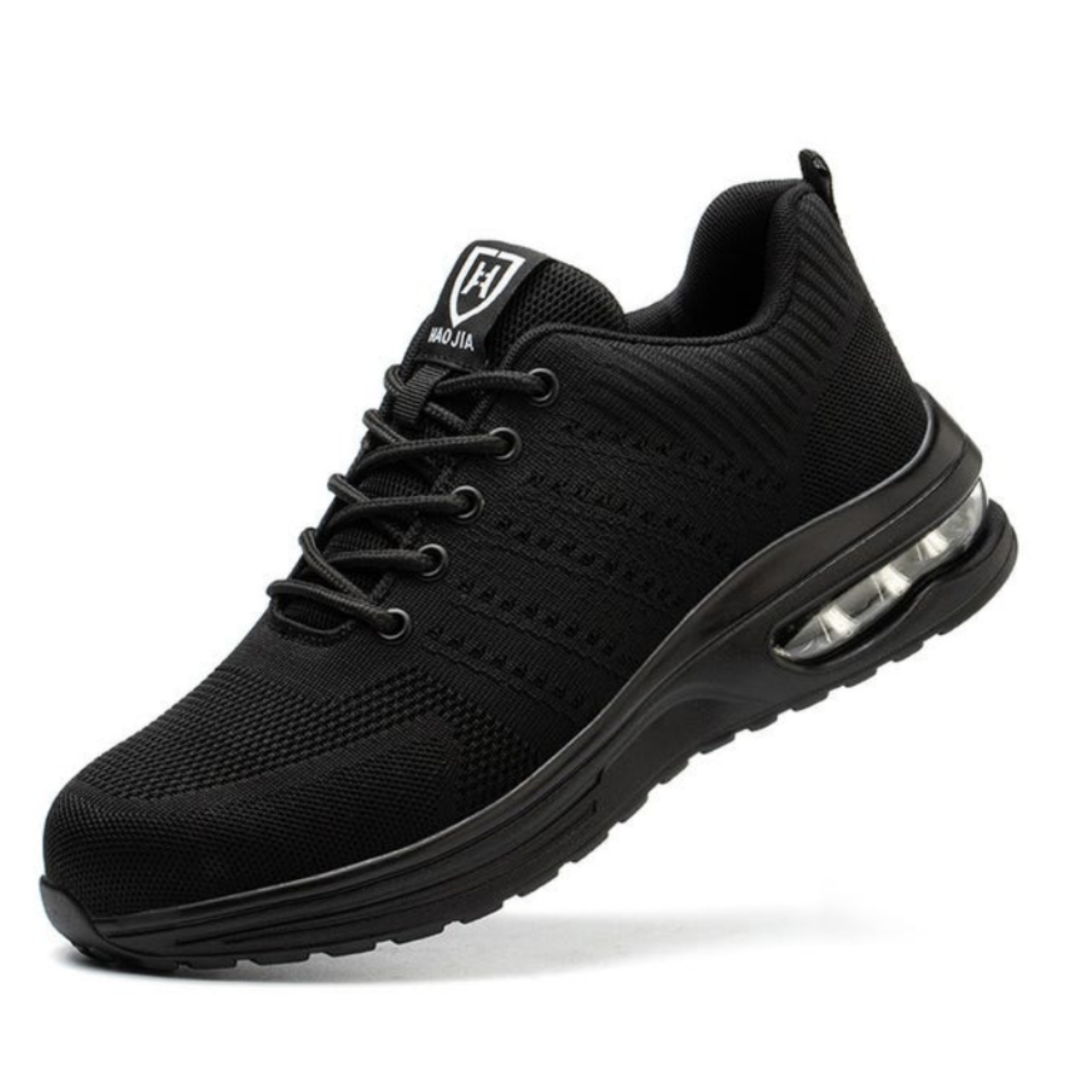 Chaussures de Securité Hommes Femmes Legere Basket de Securite Respirante Confortable Chaussure de Travail avec Embout en Acier Noir Taille 41 - 2
