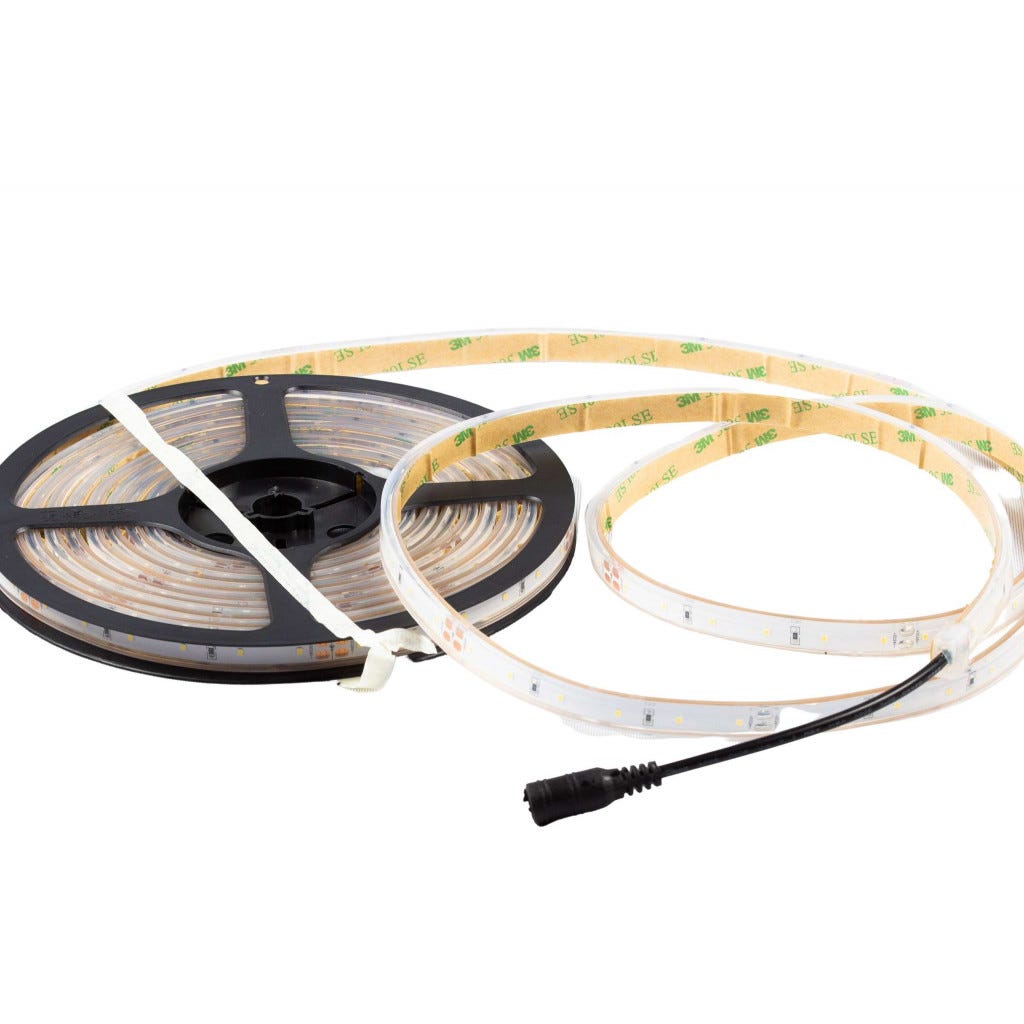 Ruban LED Blanc 60 LED/m 4,8W/m IP68 5m - Blanc du Jour 6000K | Leroy ...