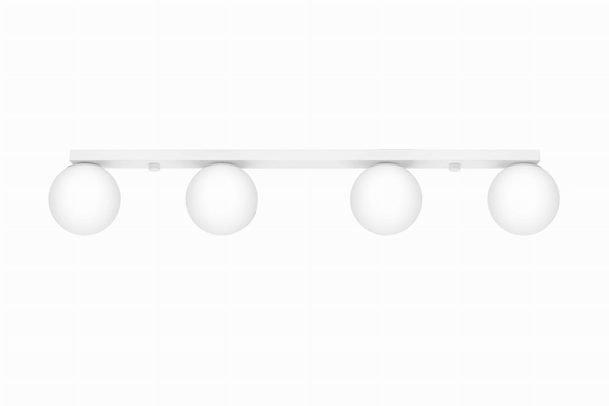 Reflektor sufitowy spot natynkowy Yoli listwa biały 4xG9x12W wym: 88 x 12 cm szkło Sollux Lighting