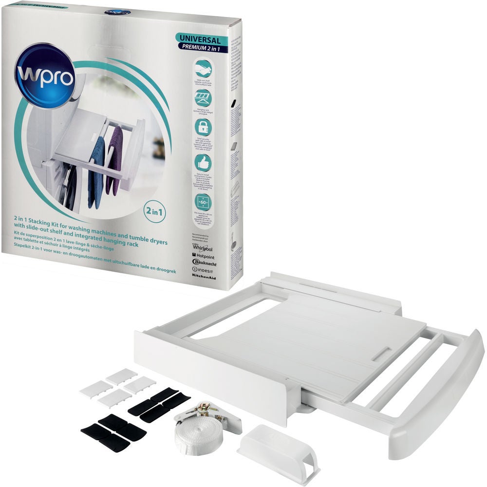 Kit de superposition WPRO SKP101 universel lave-linge/sèche-linge - 6