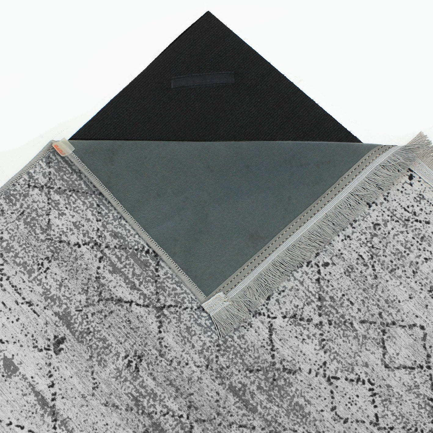 MODEMA - Tappeto lavabile in lavatrice, fondo antiscivolo, tappeto per corridoio 100x300cm Grace Grey - 5