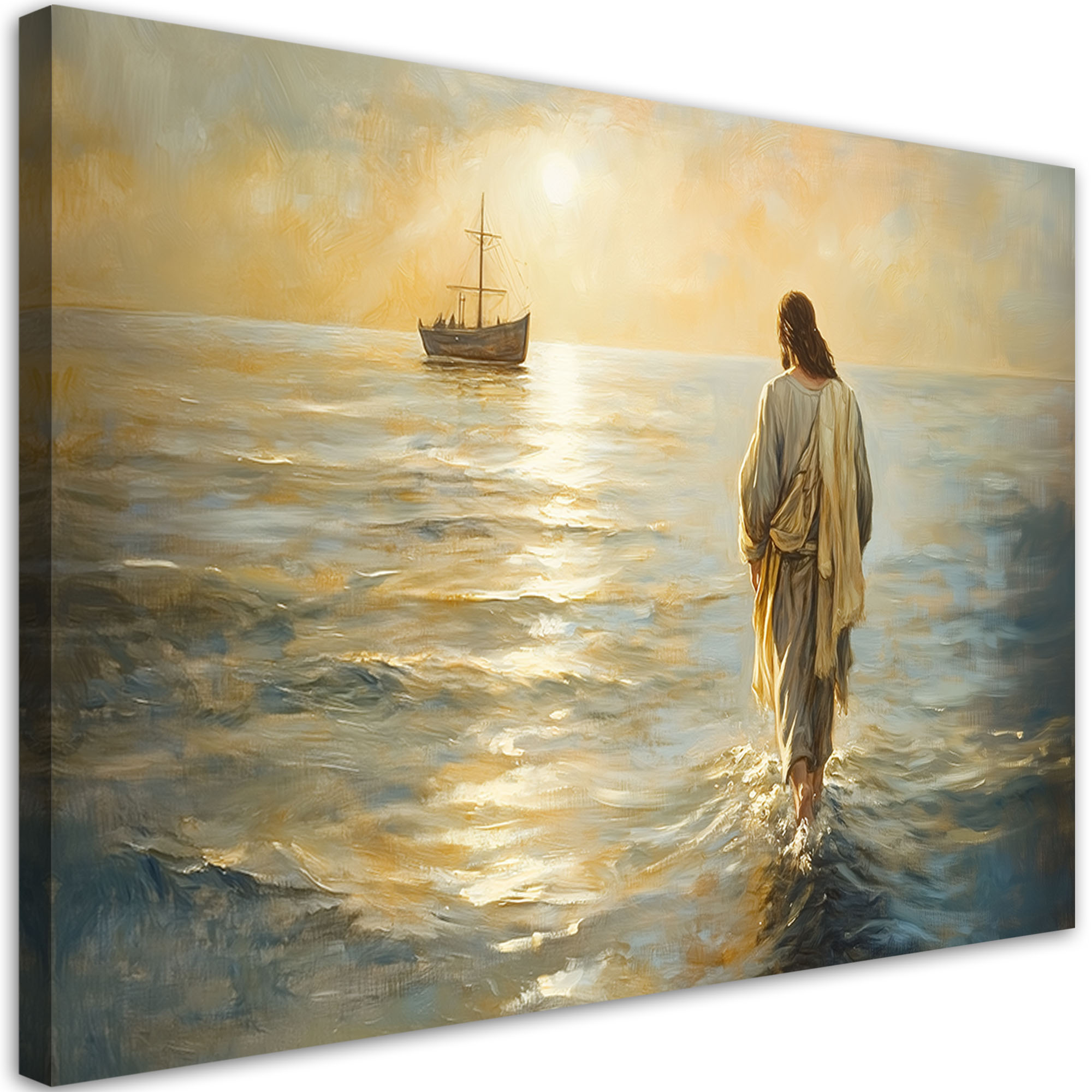 Obraz religijny, Jezus Chodzący po wodzie 60x40