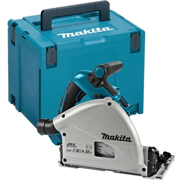 Scie plongeante 36V LXT BL (2x18V) Ø165 mm avec module AWS - MAKITA DSP601ZJU