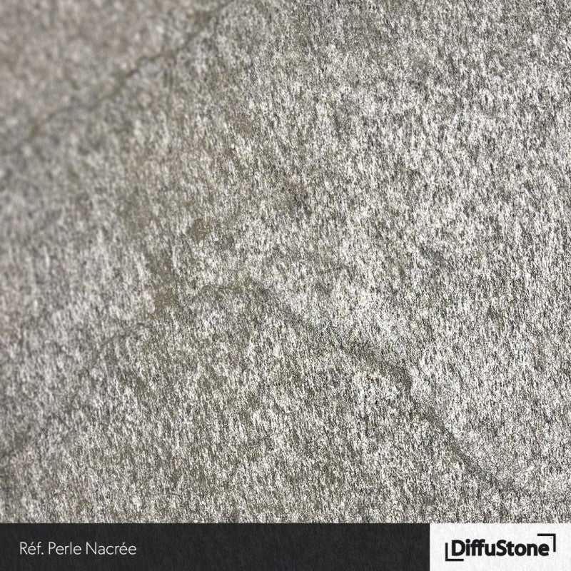 Perle Nacrée - TRANSLUCIDE - Feuille de Pierre DiffuStone -1220x2440mm - 2