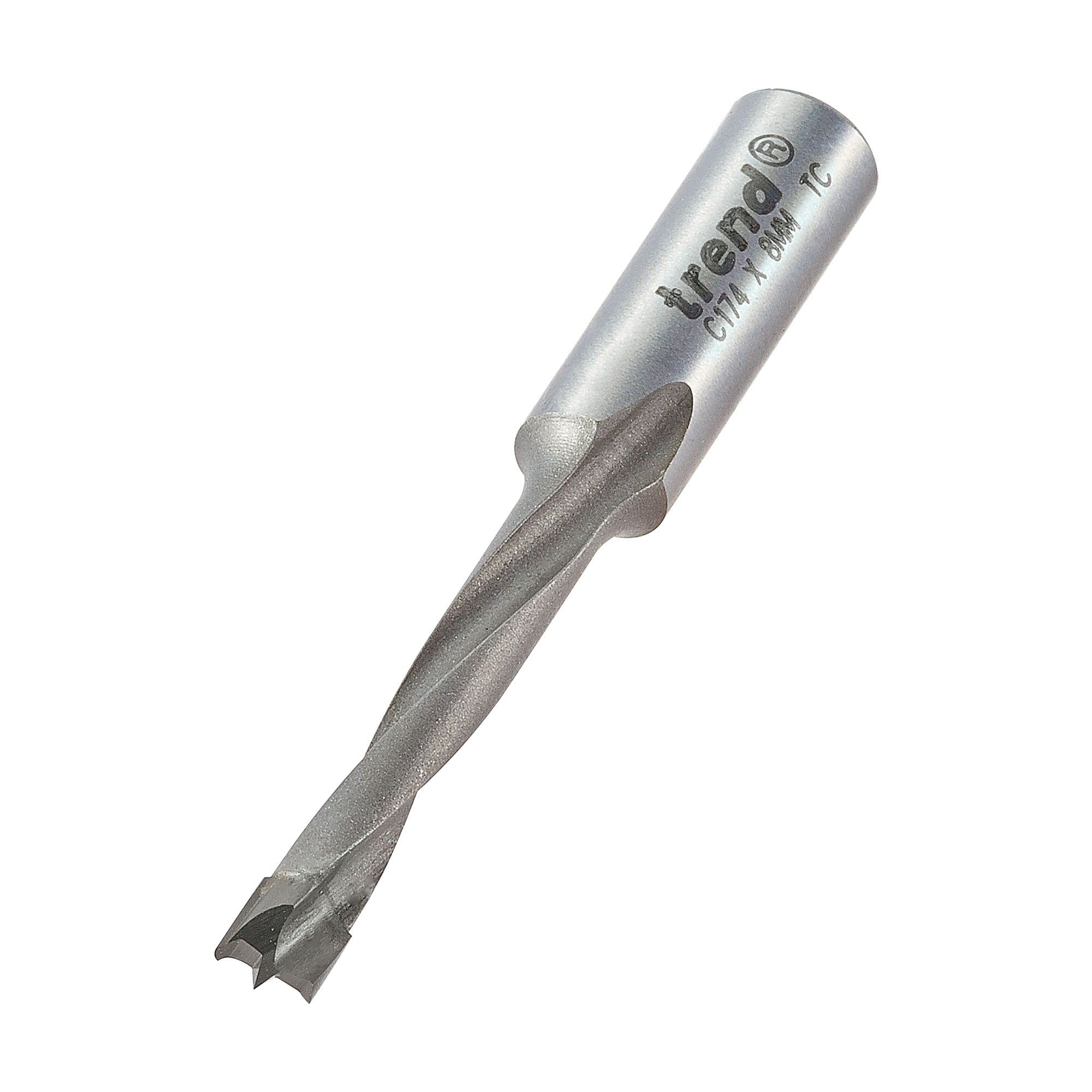Fresa Labbro Sperone Trend Fresa Per Tasselli 5 Mm X 35 Mm Con Taglio, Punte Per Tasselli A Labbro E Sperone Da Utilizzare Con La Dima Per Tasselli A Coda Di Rondine - 2